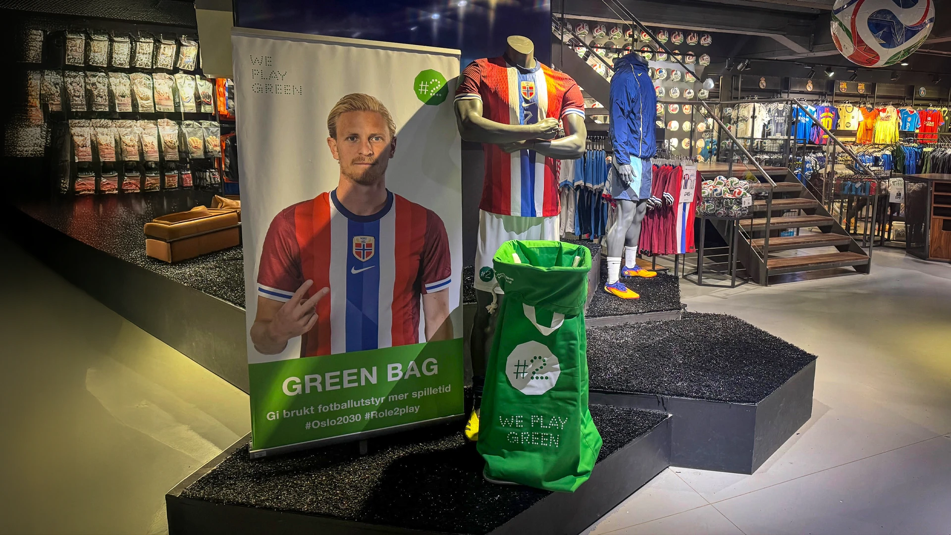 WPG Green Bag Torshov sport arena olso