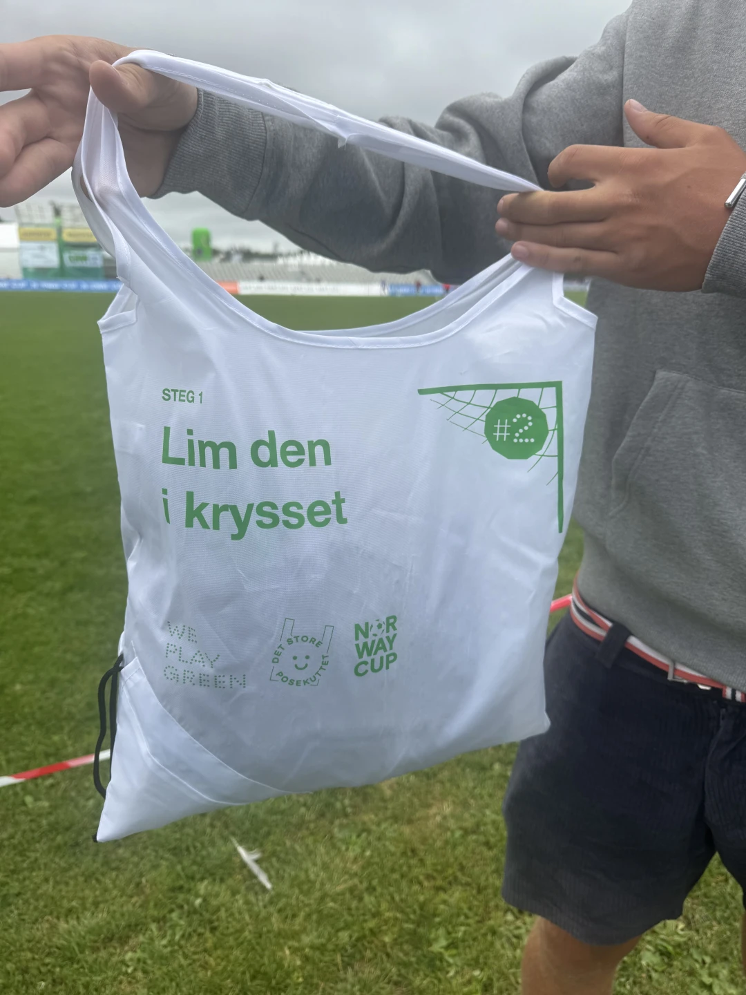 We Play Green handlenett fra Norway Cup