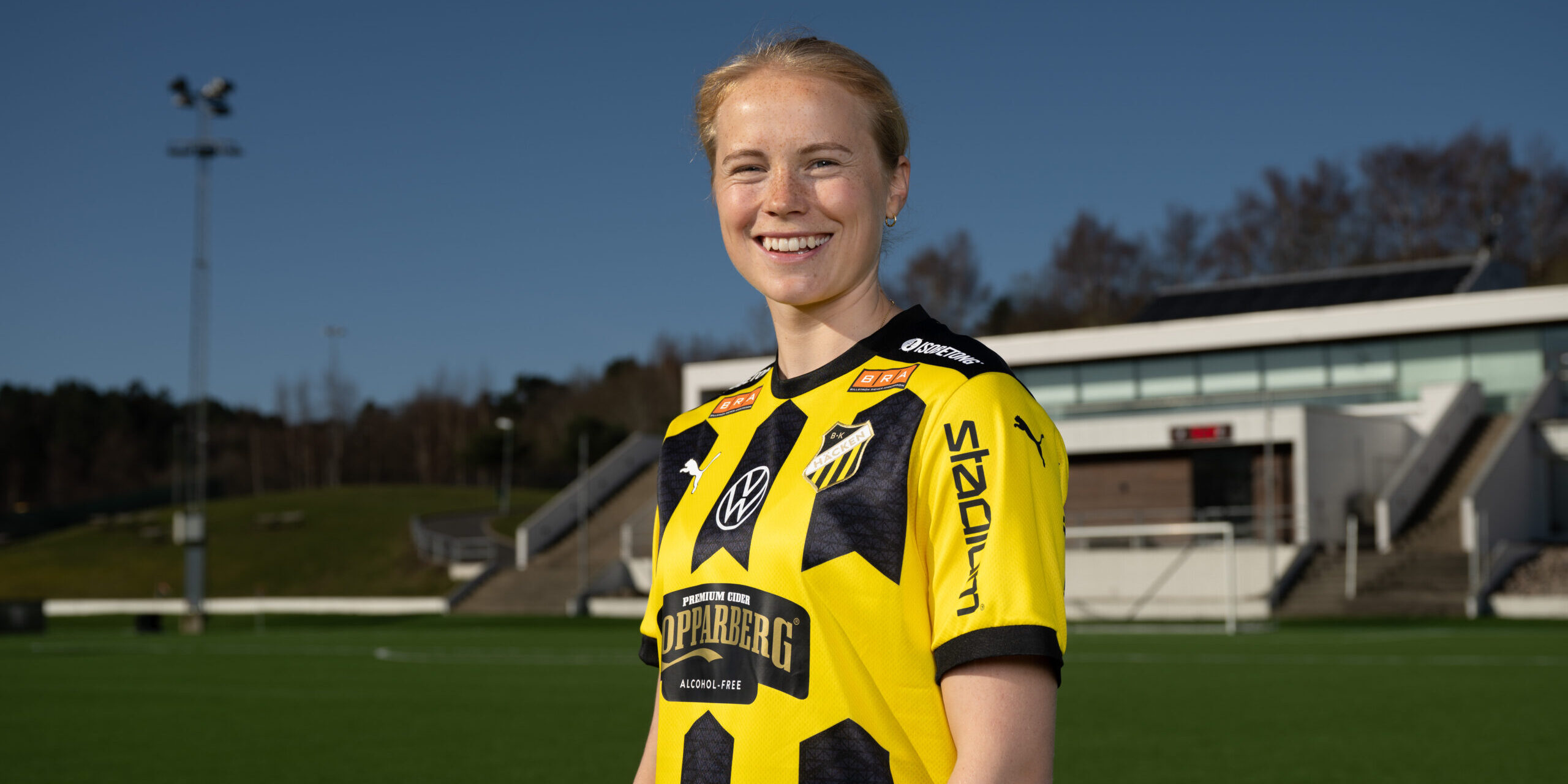 230412 Häckens Julie Blakstad poserar den 12 april 2023 i Göteborg. 
Foto: Daniel Stiller / BILDBYRÅN / kod DS / DS0299